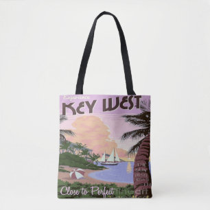Key West Florida reser toto hänger lös Tygkasse