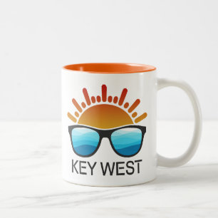Key West Florida Solglasögon Två-Tonad Mugg