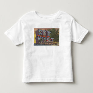 Key West Florida - stora brevplatser Tee Shirt
