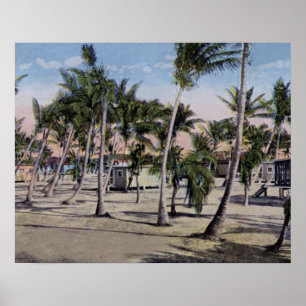 Key West Florida stugor i nycklarna Poster