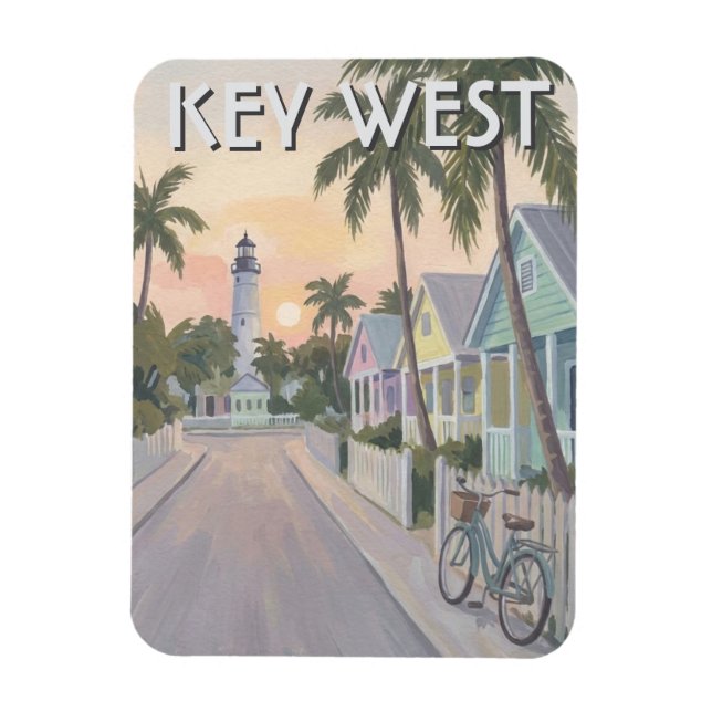 Key West Florida Travel Magnet (Vertikal)