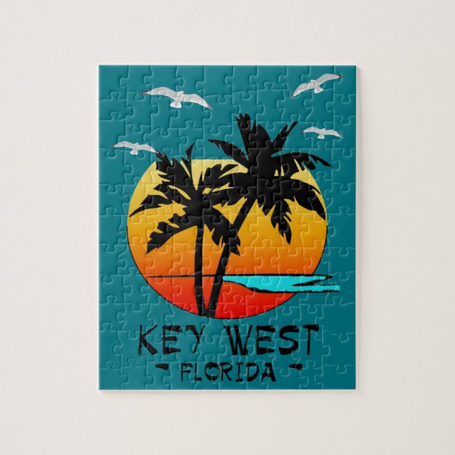 KEY WEST FLORIDA TROPISK DESTINATION PUSSEL (Vertikal)