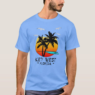 KEY WEST FLORIDA TROPISK DESTINATION T-SHIRT