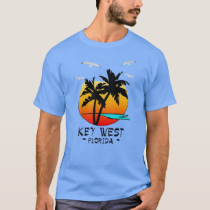 KEY WEST FLORIDA TROPISK DESTINATION TEE