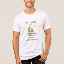 Key West Florida True American Summer Herr T Shirt