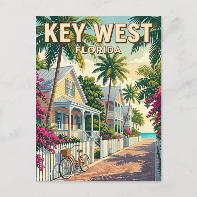 Key West Florida Vykort (Framsida)