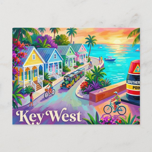 Key West Florida Vykort (Framsida)