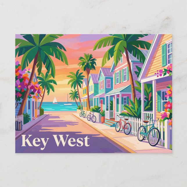 Key West Florida Vykort (Framsida)