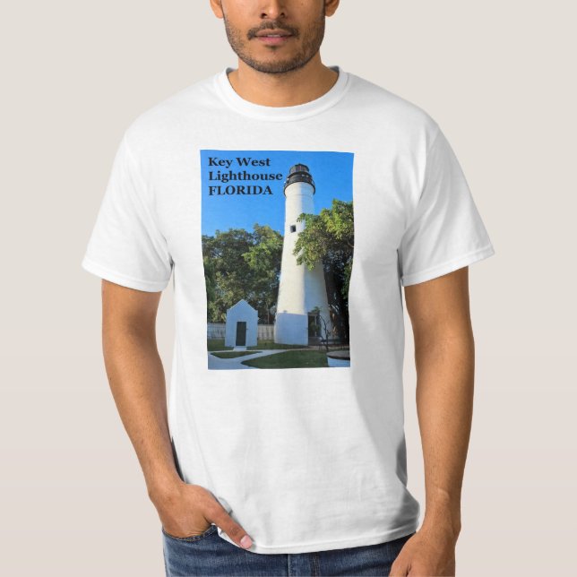 Key West fyr, Florida T-tröja T-shirt (Framsida)