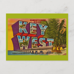 Key West hälsning Vykort
