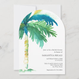 Key West Inspired Tropical Bridal Shower Inbjudningar