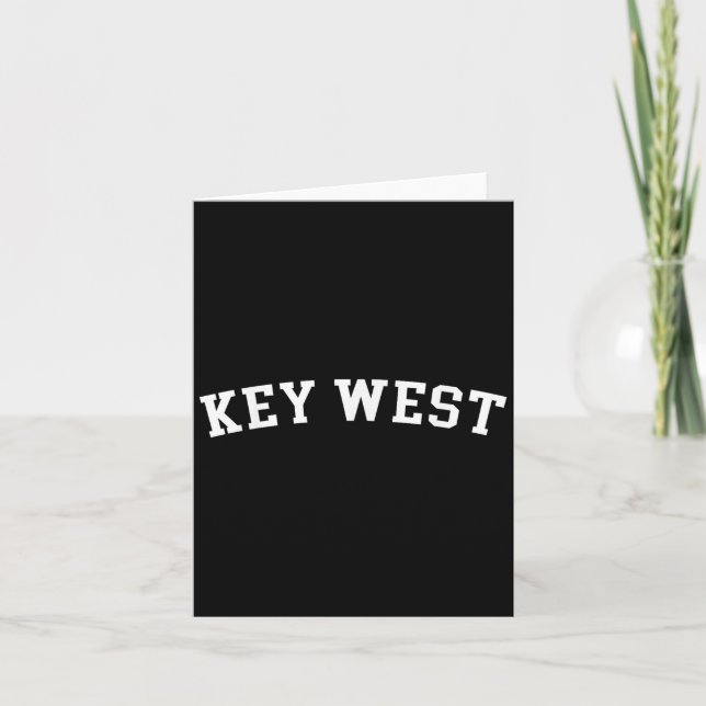 Key West  Kort (Framsida)