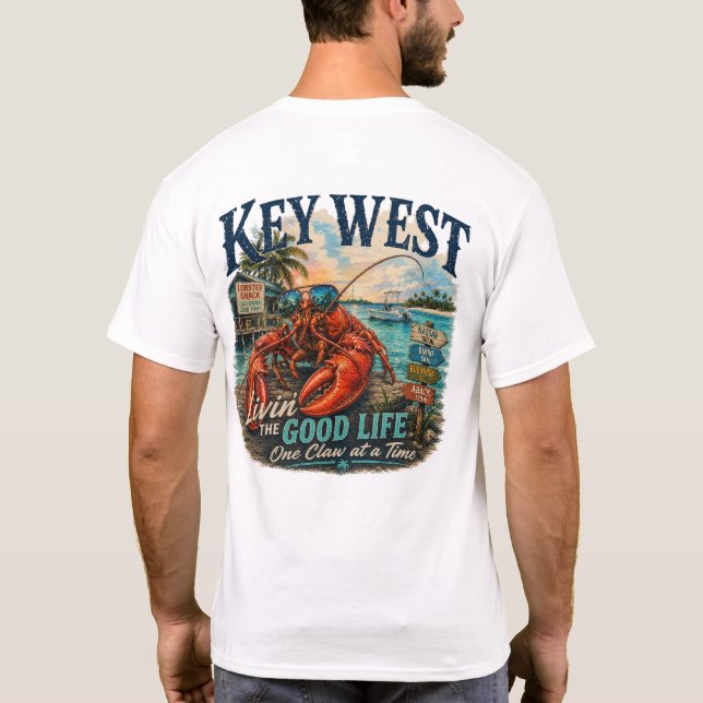 Key West - Leva det goda livet T Shirt (Baksida)