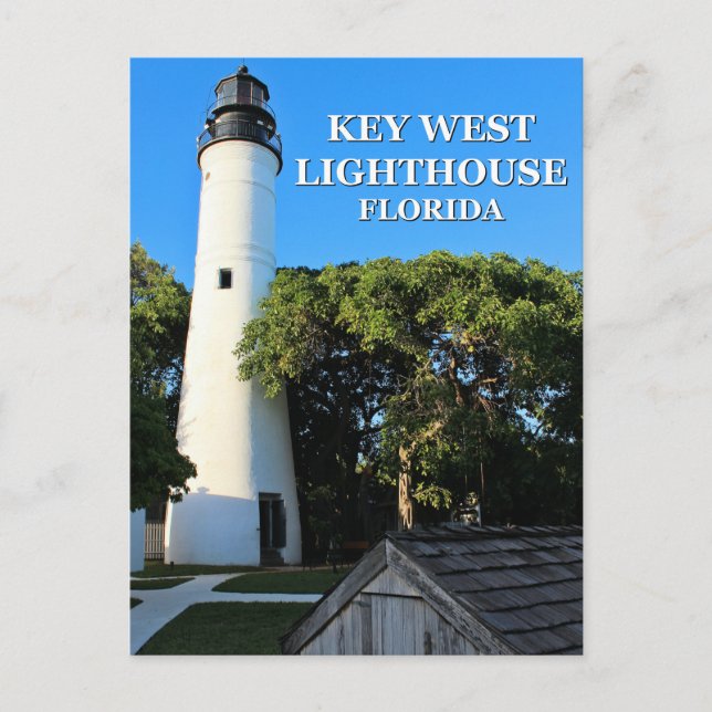 Key West Lighthouse, Florida vykort (Framsida)