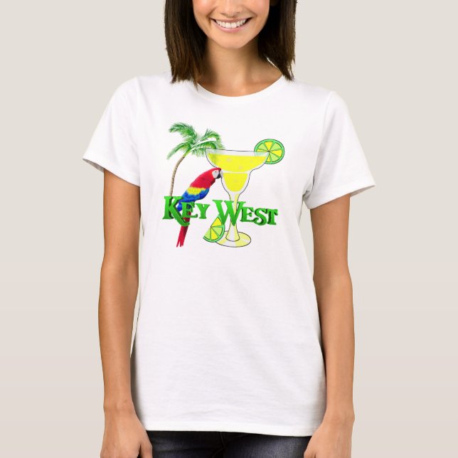 Key West margarita Tee Shirt (Framsida)