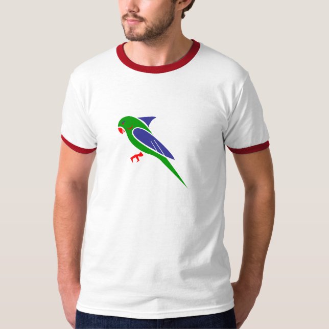 Key West ParrotFins T Shirt (Framsida)