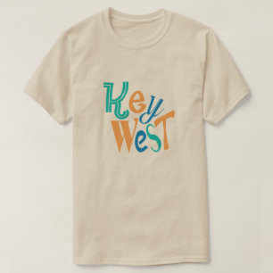 Key West rolig typografisk design Tee Shirt