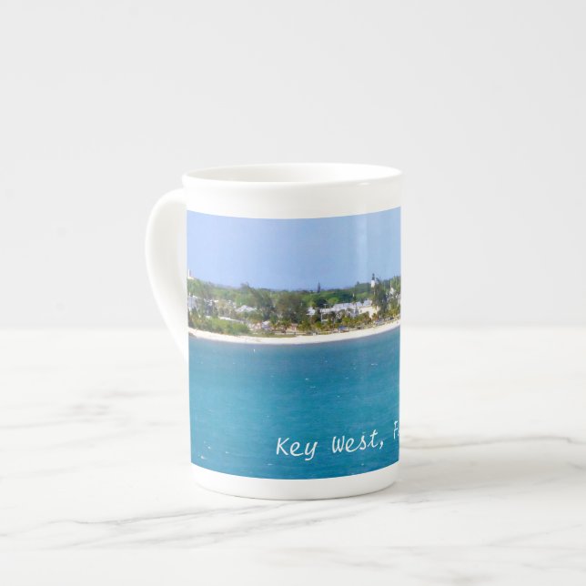 Key West Shoreline Benporslin Mugg (Framsida vänster)