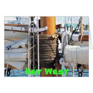 Key West-skonare Hälsningskort