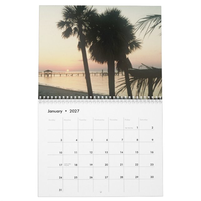Key West skönhet av Scott S. Jones Kalender (Jan 2027)