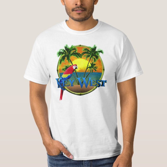 Key West solnedgång Tee Shirt (Framsida)