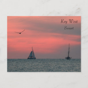 Key West solnedgångvykort Vykort