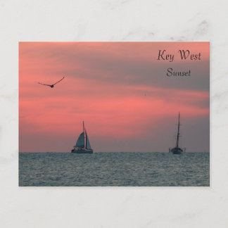 Key West solnedgångvykort Vykort