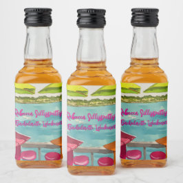 Key West Vibes Möhippa Helg Spritflaskor Etikett