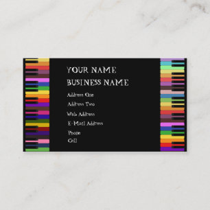 Keybaord - musikvisitkort visitkort