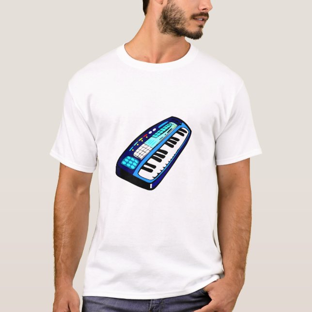 KeyboardElectricBlue T-shirt (Framsida)