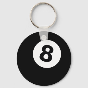keychain 8ball nyckelring