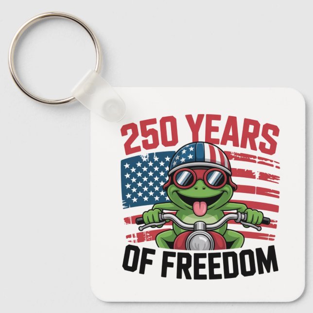 Keychain-America Patriotic 250th Anniversary Nyckelring (Framsida)