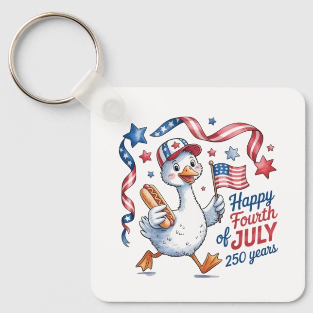 Keychain-America Patriotic 250th Anniversary Nyckelring (Framsida)