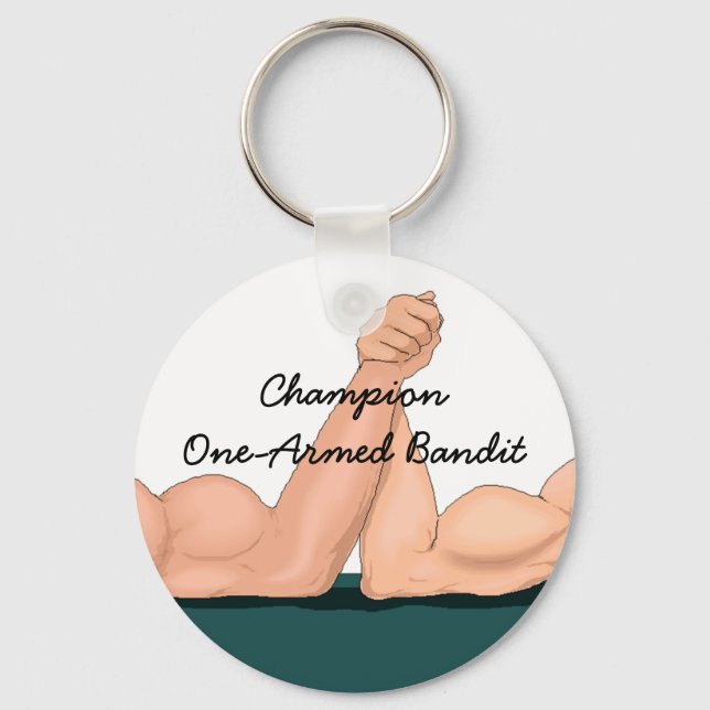 KEYCHAIN Armwrestling Arm Wrestling Wrestlers pro Nyckelring (Framsida)