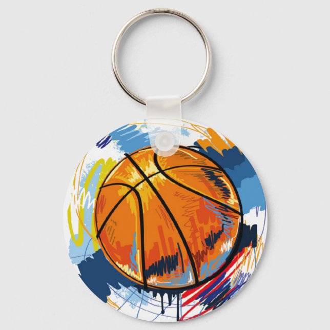 Keychain-Basketball Nyckelring (Framsida)