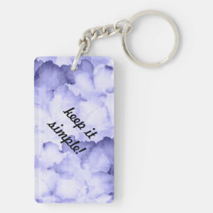 Keychain "behålla för AA-medlemgåva det enkla"