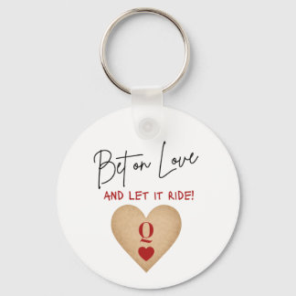 Keychain - Bet on Love, Casino Bachelorette Nyckelring