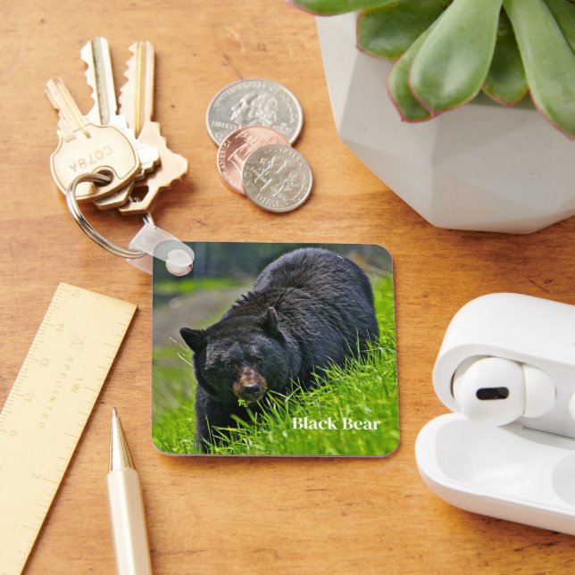 Keychain-Black Bear Nyckelring (Skrivbord)