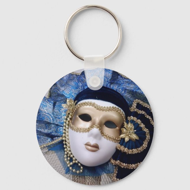 KEYCHAIN ’CARNIVAL/MADRI GRAS’ NYCKELRING (Framsida)
