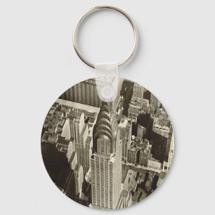 Keychain - Chrysler byggnad Nyckelring
