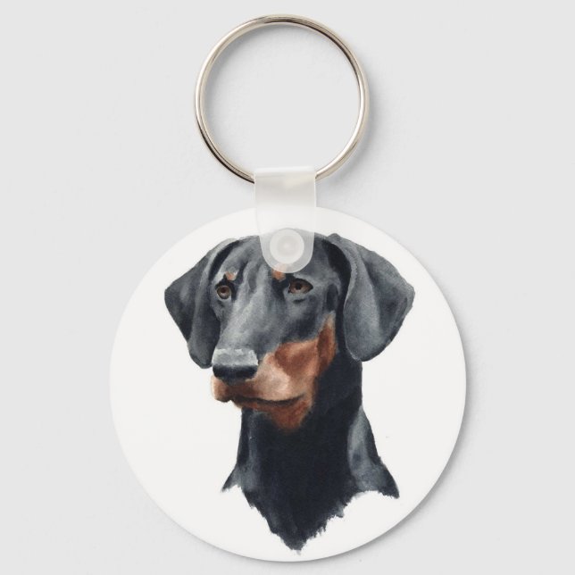 Keychain Doberman Nyckelring (Framsida)