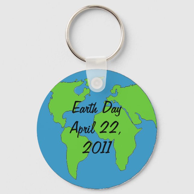 Keychain - Earth Day 2011 Nyckelring (Framsida)