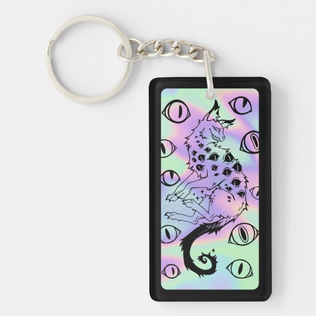 Keychain "Eyed Beast" (NOT HOLOGRAPHIC) (Framsidan)