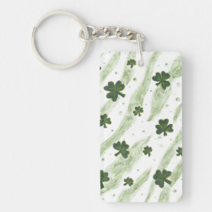 Keychain för akryl för grönt- och