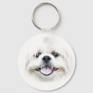 Keychain för ansikte för vitshih tzu nyckelring
