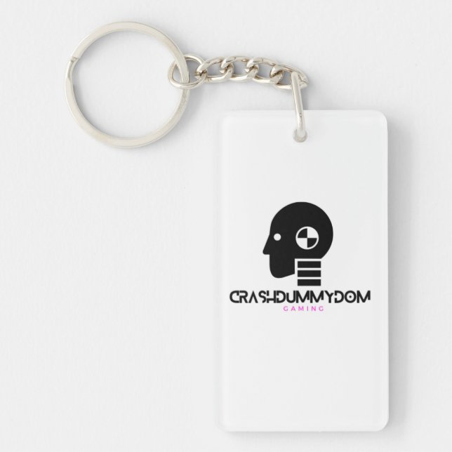 KeyChain för CrashDummyDom-Logotyp (Framsidan)