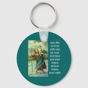 keychain för e-6 St Christopher Nyckelring