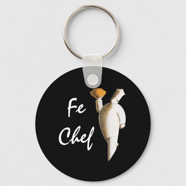 KEYCHAIN FOR FE = JÄRN INSLAG FE CHEF NYCKELRING (Framsida)