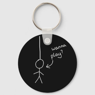 keychain för figur för hand plockadepinne"bödel nyckelring