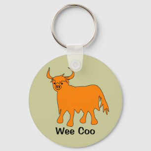 Keychain för ko "för Weekuttrande" skotsk Nyckelring